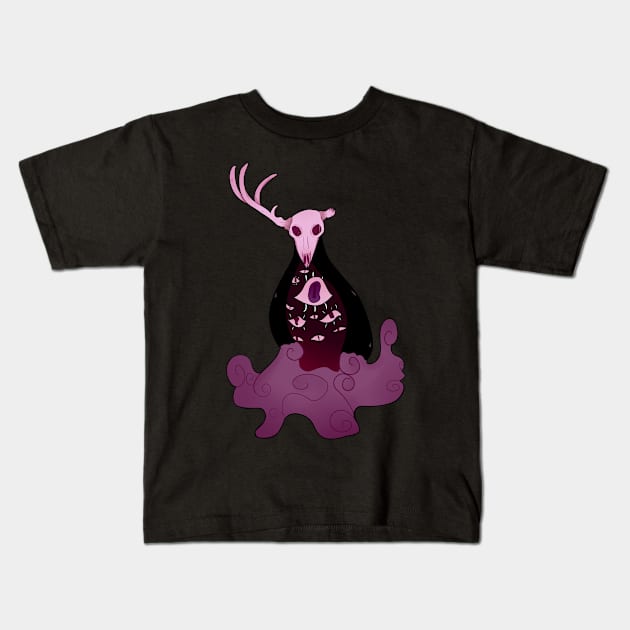 Smokey eyes Kids T-Shirt by Witchycryptids